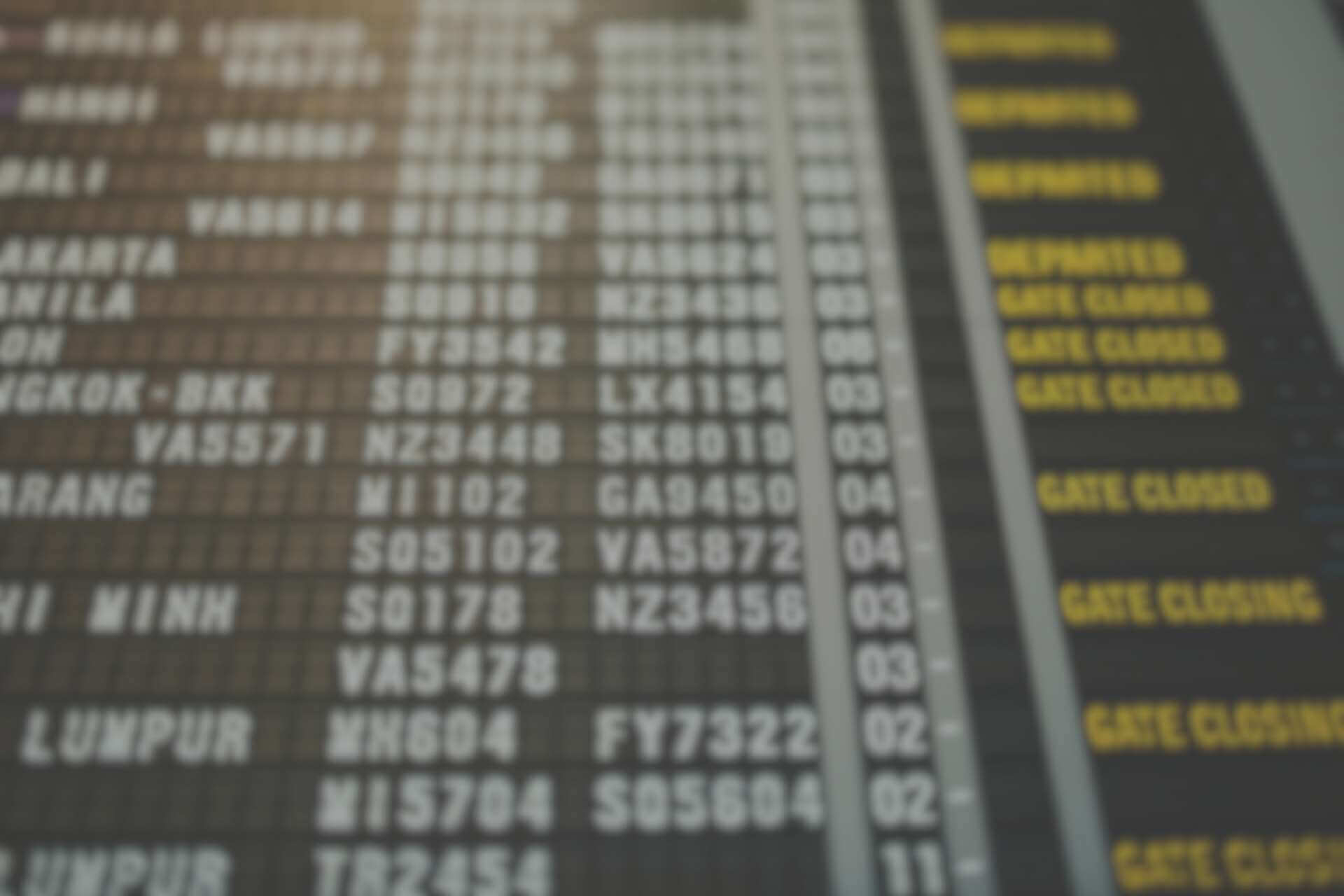Puebla Airport Departures